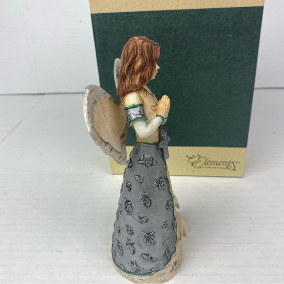 Elements Holiday Blessing 82050 Collectible Figurine Angel Barbara McDonald 2007 - Picture 4 of 8